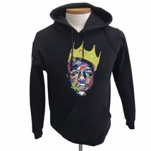 The Notorious BIG Hoodie B.I.G. Biggie Graphic Black Pullover Sweatshirt Small - £33.31 GBP