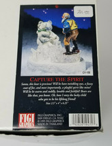 Figi Snowman Santa Crystal Valley Capture the Spirit Vintage 1995 Imperfect - £12.08 GBP