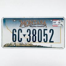2010 United States Montana Gallatin County Passenger License Plate 6C 38052 - $11.87