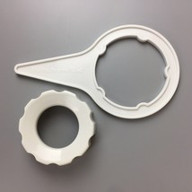KitchenAid Food Grinder Replacement Cap And Wrench White Used - $11.88