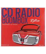 Retro Portable CD Player System Speaker Supersonic Boombox, Radio. Boom ... - $54.55+