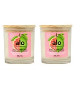 Fruits &amp; Passion Alo Grapefruit Guava Plant Based Wax Candle 7.7 Oz - 2 ... - £27.88 GBP