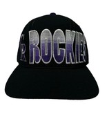 Colorado Rockies Starter SnapBack Cap Hat 100% Wool MLB Baseball Vtg - $1,411.06 MXN