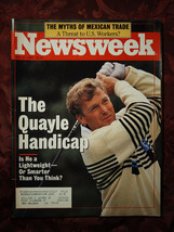 NEWSWEEK May 20 1991 Dan Quayle Mexican Trade Norman Lear - £6.74 GBP