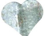  Valentine Postcard Heart Shaped Barn Roof Corrogated Metal Valentine - £23.63 GBP