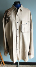 Wrangler Pro Gear Mens Beige/Camo L/S Button Down Shirt ~XL Tall~ RN 130273 - £18.38 GBP