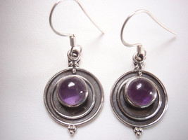 Amethyst Round 925 Sterling Silver Earrings you will receive the exact earrings - $15.29