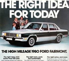 1980 Ford Fairmont Squire Wagon Sedan 1979 Advertisement Automobilia #1 ... - £19.65 GBP