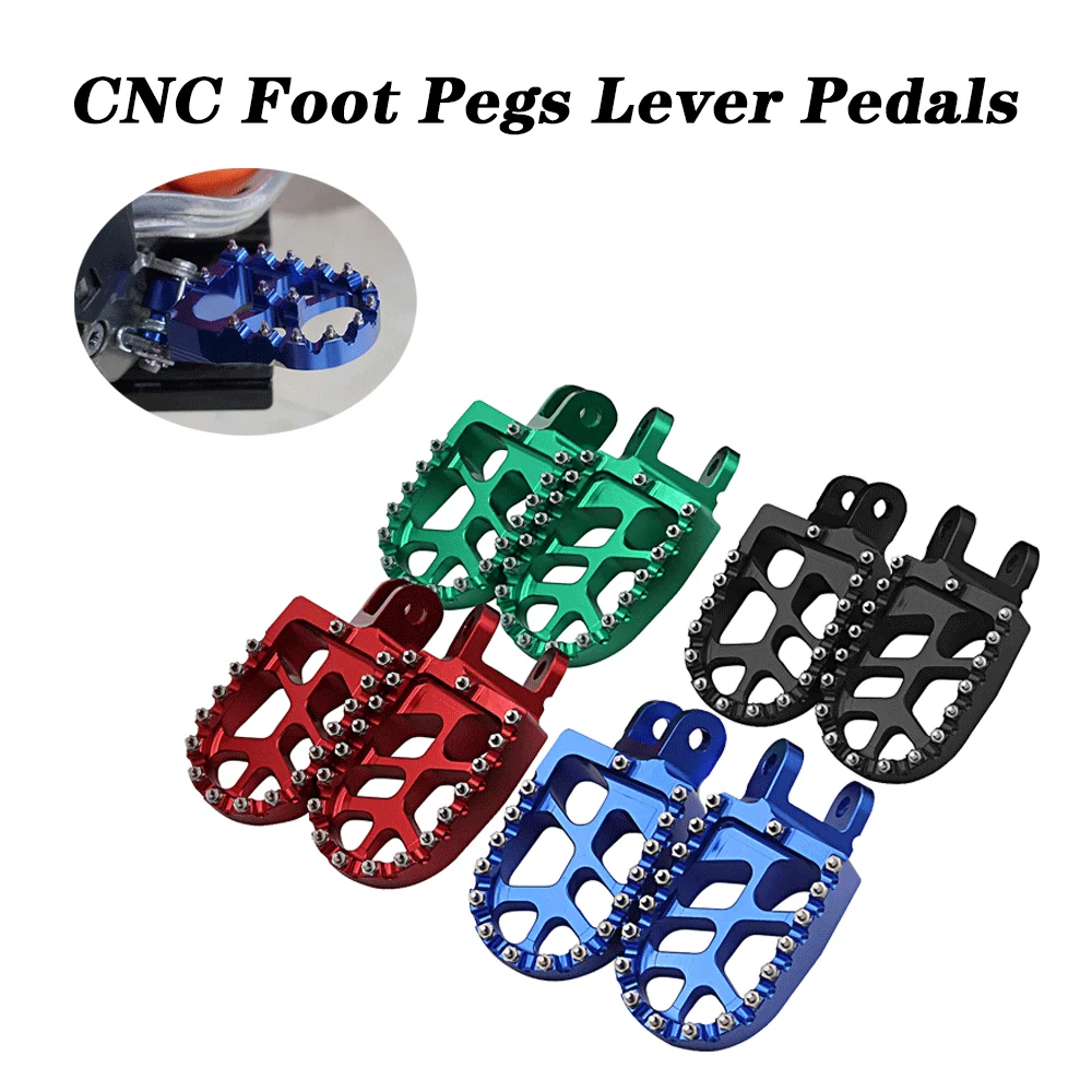 Motorcycle CNC Aluminum Foot Pegs Rests Pedals Footpegs Footrests For HONDA - $38.76