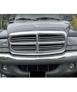 FITS 1997-2004 DODGE DAKOTA CHROME GRILL GRILLE KIT 1998 1999 2000 2001 ... - $41.51 CAD