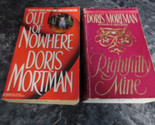 Doris Mortman lot of 2 Romance Paperbacks - £3.15 GBP