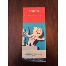 Denver Map and Visitor&#39;s Guide Courtesy of Enco 1961 Edition - £10.58 GBP