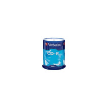 Verbatim 94554 100PK CD-R 52X 80 MIN BRANDED SPINDLE DOUBLE-WRAPPED FOR ... - $80.93