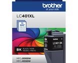 Brother Genuine LC401XLBK High Yield Black Ink Cartridge - £44.29 GBP