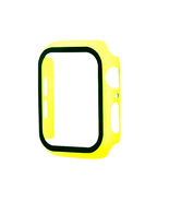 For Apple Watch 44mm Hard PC Bumper Case with Tempered Glass YELLOW - $111.57 MXN