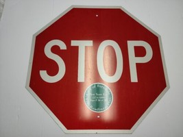 Metal Stop Sign 30&quot;X30&quot; Ferndale Michigan Limited Edition #24 Y2K Ready 1999 Vtg - £58.34 GBP