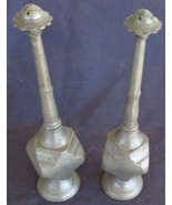 Unique Collectible Vintage Brass Salt &amp; Pepper Shaker Set – GDC – OLDER SET - $54.31 CAD
