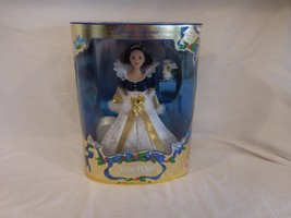 Disney 1998 Snow White Winter Holiday Princess Doll Rabbit Mattel Christmas - $23.78