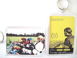 EASY RIDER KEY CHAIN MOTORCYCLE KEY CHAIN DENNIS HOPPER PETER FONDA NICH... - £6.29 GBP