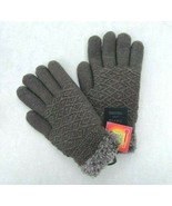 Womens Winter Warm Diamond Knit Glove with Cozy lining Thick Soft Dark Gray - £9.01 GBP