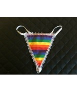 New Sexy Womens RAINBOW Gay Pride Gstring Thong Lingerie Panties Underwear - £14.88 GBP