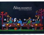 1981 American Harvest Restaurant Menu Cover 3 World Trade Center New York  - $31.64