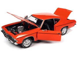 1969 Chevrolet &quot;Nickey&quot; Chevelle Hugger Orange with Black Stripes &quot;Muscle Car &amp; - £95.52 GBP