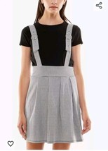 Planet Gold Womens Juniors Summer Plaid Skirt And Black T-shirt Dress Size XXS - £21.91 GBP