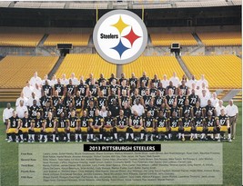 2013 PITTSBURGH STEELERS 8X10 TEAM PHOTO FOOTBALL PICTURE NFL - £3.94 GBP