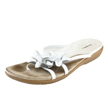 Thom McAn Sz 10 M White Flip Flop Synthetic Women Sandals - £15.78 GBP