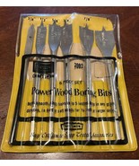 Vintage Set Of 6 Craftsman Model 2092 Power Wood Boring Bits - €10,52 EUR
