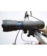 CREE LED Bike Bicycle Flashlight 800 Lumens Battery, Remote Wire, Charge... - £22.92 GBP