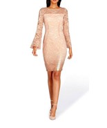 New Tahari ASL Women&#39;s Lace Bell Sleeve Sheath Dresses Tea Rose Variety ... - $149.40 CAD