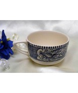 2380 Antique Royal China Currier N Ives Coffee Cup - £6.29 GBP