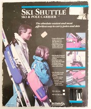 1980s Ski Shuttle Ski &amp; Pole Carrier Bag NEW OB w/ Tags Sport Graphics V... - $1,109.09 MXN
