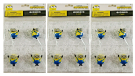 Minions The Rise of Gru Figural Erasers 4 Pack Of Erasers 3 Pack - £10.96 GBP