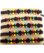 2 BEAD RASTA BRACELET regae novelty bracelets beads reagae colored beade... - €4,10 EUR
