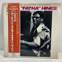 Lionel Hampton Presents Earl Fatha Hines Vinyl LP Japanese Import OBI  RJL 2647 - £39.95 GBP