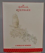 Hallmark - World of Wonder - Owl on Branch Laced with Snow  - Ornament - £13.28 GBP