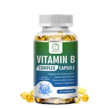 120 Capsules Vitamin B Complex B1,B2,B3,B5,B6,B7,B9,B12 Immune Support Pills - £23.62 GBP