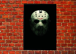 Friday the 13th Jason Voorhees hockey mask Classic Horror Movie poster home deco - £2.39 GBP