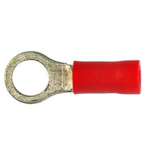 K4#8 Hole Red Ring Terminal For 18-22 Gauge Wire/Qty 12 Pack - £8.57 GBP