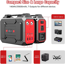 Portable Power Bank with AC Outlet, 146Wh/39600Mah 110V/100W Laptop Char... - $117.92+