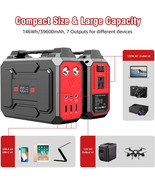 Portable Power Bank with AC Outlet, 146Wh/39600Mah 110V/100W Laptop Char... - $117.92