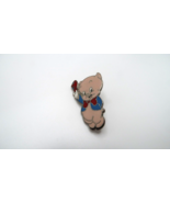 Vintage 1993 Porky Pig Warner Bros Pin 3.6cm BB13 - €20,63 EUR