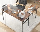 One-Step Assembly, Large L-Shaped Folding Desk, Home Office Desk, Workst... - $207.93