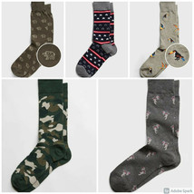 Banana Republic Mens Soft Stretch Socks, One Size Fits 8-12, Graphic Choices-NEW - £6.10 GBP+