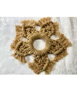 Snowflake Ornament Christmas Snowflake Holiday Snowflake Handmade Macram... - $11.22 CAD
