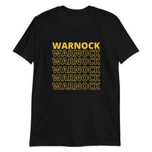 Warnock T-Shirt, Election T-Shirt, Politics T-Shirt Black - £17.13 GBP+