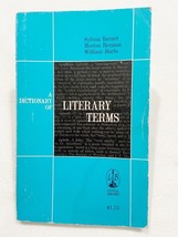 A Dictionary of Literary Terms Sylvan Barnet, Morton Berman, William Burto 1960 - £8.61 GBP